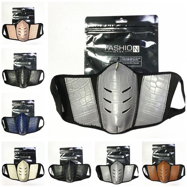leather solid color face men masks fashion pu women mouth cover dustproof ostrich skin outdoor breathable protective party mask 2021
leather solid color face men masks fashion pu women mouth cover dustproof ostrich skin outdoor breathable protective party mask 2021