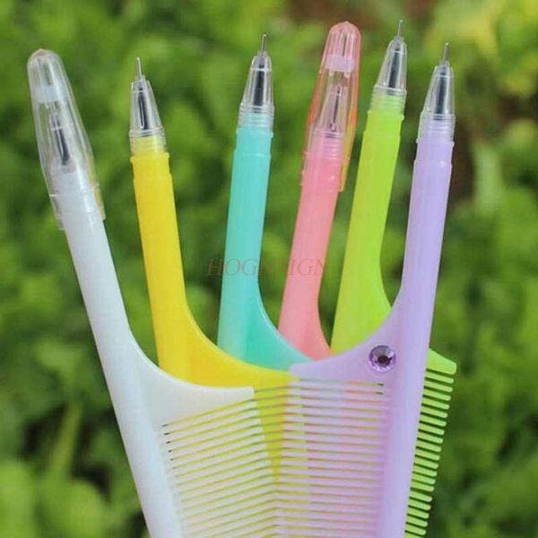 gel pens school supplies 1pcs luminous comb black water pen cute comb-shaped neutral signature with diamond charm
gel pens school supplies 1pcs luminous comb black water pen cute comb-shaped neutral signature with diamond charm