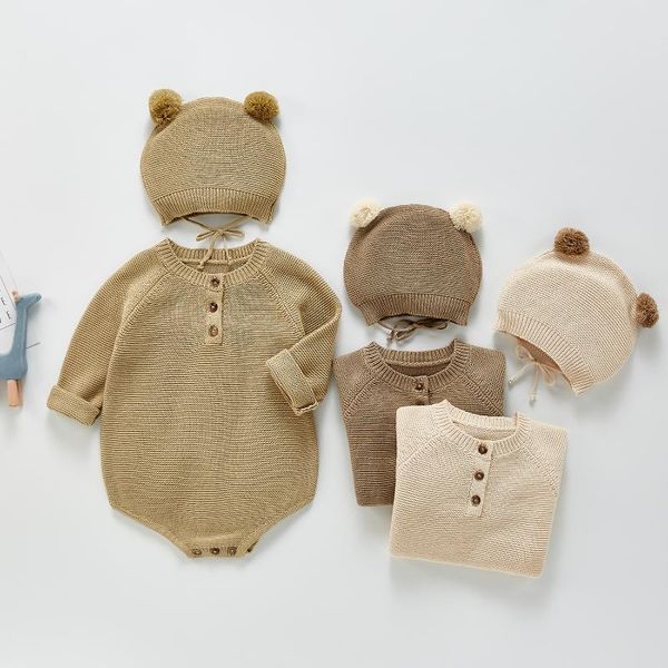 rompers 8223 baby clothes knitted sweater bodysuit with hat autumn 2021 one-piece for boys and girls +cute little, Blue
rompers 8223 baby clothes knitted sweater bodysuit with hat autumn 2021 one-piece for boys and girls +cute little, Blue