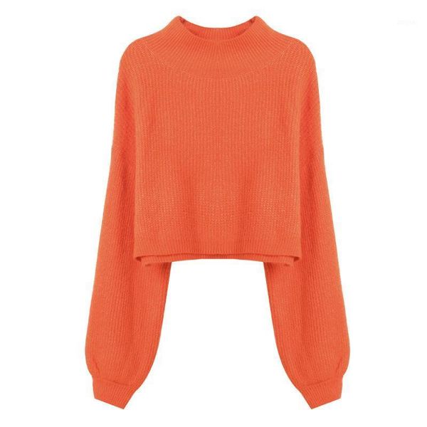 women's sweaters fannic 2021 autumn / winter loose thick casual solid color orange knitted round neck sweater for women, White;black
women's sweaters fannic 2021 autumn / winter loose thick casual solid color orange knitted round neck sweater for women, White;black