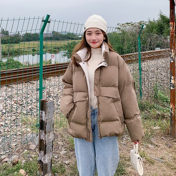 ladies winter solid down jacket women oversize loose coat stand-up collar thick warm causal chic parka 2022 new style, Black
ladies winter solid down jacket women oversize loose coat stand-up collar thick warm causal chic parka 2022 new style, Black