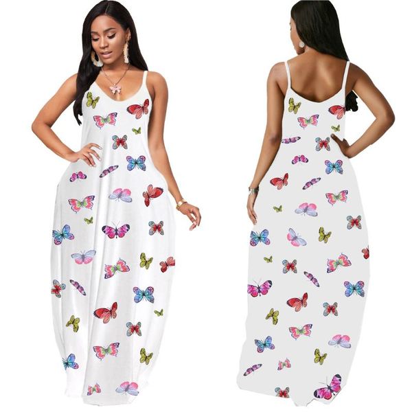 summer women dress european and american style model solid-color butterflies print office lady loose maxi casual dresses, Black;gray
summer women dress european and american style model solid-color butterflies print office lady loose maxi casual dresses, Black;gray