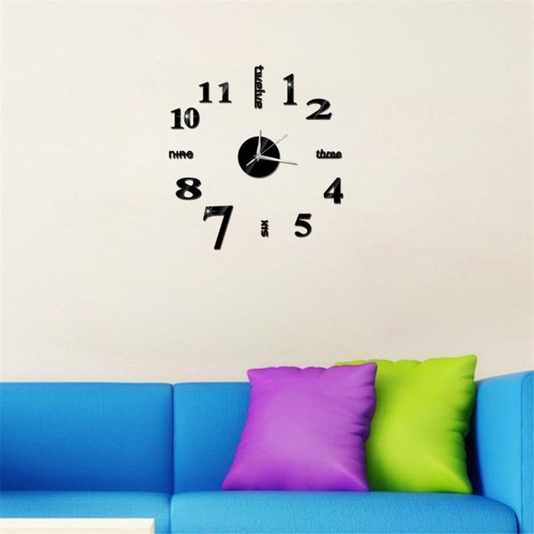 wall clocks frameless diy mute clock 3d mirror surface sticker home office decor stickers living room bathroom decoration
wall clocks frameless diy mute clock 3d mirror surface sticker home office decor stickers living room bathroom decoration