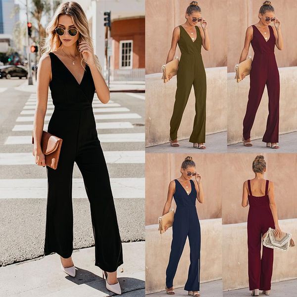 women's jumpsuits & rompers zogaa 2021 high street wear long length jumpsuit women spaghetti strap backless playsuit clubwear wide leg, Black;white
women's jumpsuits & rompers zogaa 2021 high street wear long length jumpsuit women spaghetti strap backless playsuit clubwear wide leg, Black;white