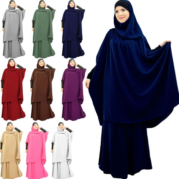 eid ramadan women hijab dress muslim prayer garment sets islamic clothing turkey namaz long khimar musulman jurken abaya kimono, Red
eid ramadan women hijab dress muslim prayer garment sets islamic clothing turkey namaz long khimar musulman jurken abaya kimono, Red