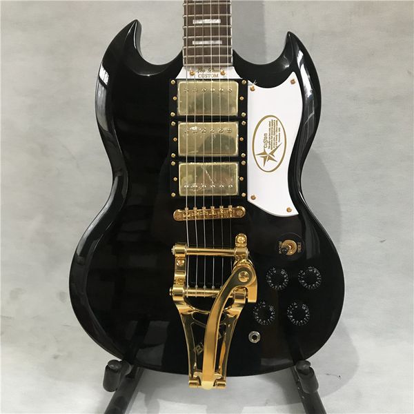 sg custom big rocker electric guitar black body three piece cartridge gold accessories white guard love
sg custom big rocker electric guitar black body three piece cartridge gold accessories white guard love