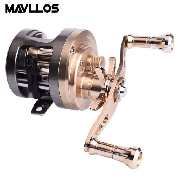 mavllos metal round baitcasting reel left right hand high ratio 7.0:1 / 6.0:1 saltwater bait cast drum fishing lure reels
mavllos metal round baitcasting reel left right hand high ratio 7.0:1 / 6.0:1 saltwater bait cast drum fishing lure reels