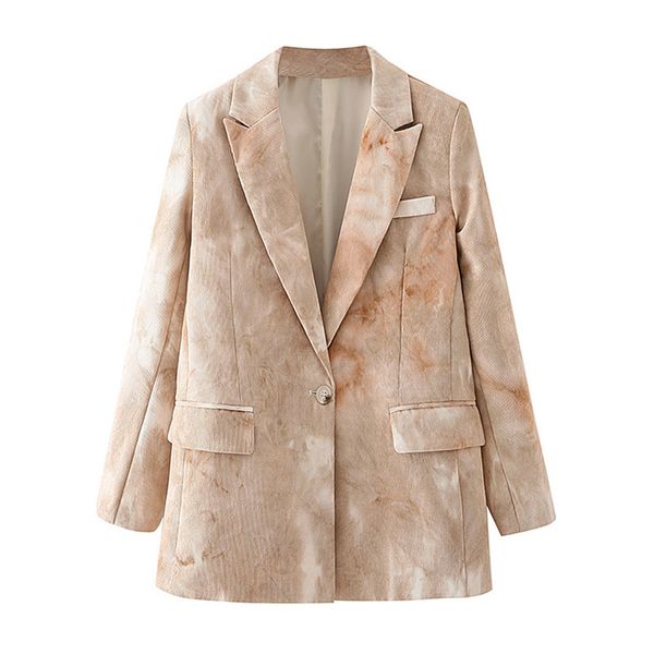 blsqr winter women tie-dye corduroy blazer coat vintage long sleeve single button female chic 210430, White;black
blsqr winter women tie-dye corduroy blazer coat vintage long sleeve single button female chic 210430, White;black