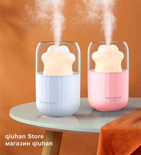 portable mini usb humidifier cute cat silent car air purifier with led night light bedroom office ultrasonic atomizer aroma diff
portable mini usb humidifier cute cat silent car air purifier with led night light bedroom office ultrasonic atomizer aroma diff
