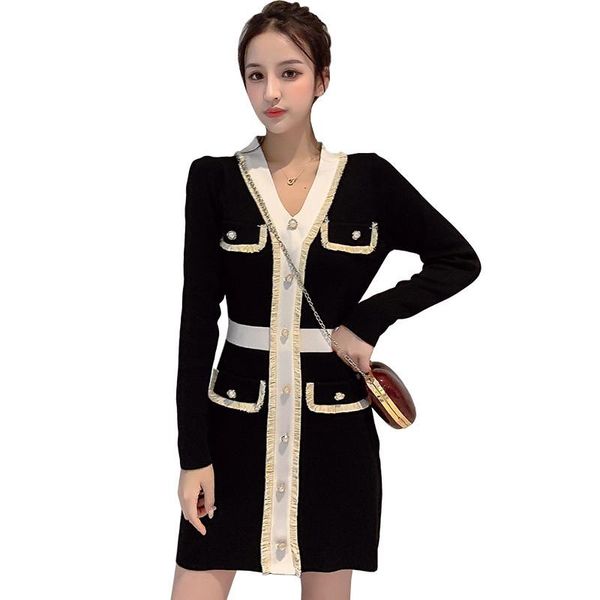 casual dresses women's 2021 spring autumn long sleeve elegant party fashion buttons office dress vestidos, Black;gray
casual dresses women's 2021 spring autumn long sleeve elegant party fashion buttons office dress vestidos, Black;gray