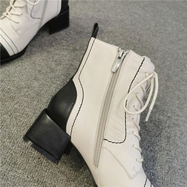 boots fashion women leather ankle lace up round toe block heel motorcycle casual ladies winter fleece lining shoes, Black
boots fashion women leather ankle lace up round toe block heel motorcycle casual ladies winter fleece lining shoes, Black
