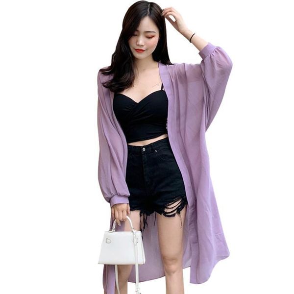 women thin shirts coat casual summer sun protection clothes female long cardigan shirt clothing blouse for woman covers blusas, White
women thin shirts coat casual summer sun protection clothes female long cardigan shirt clothing blouse for woman covers blusas, White