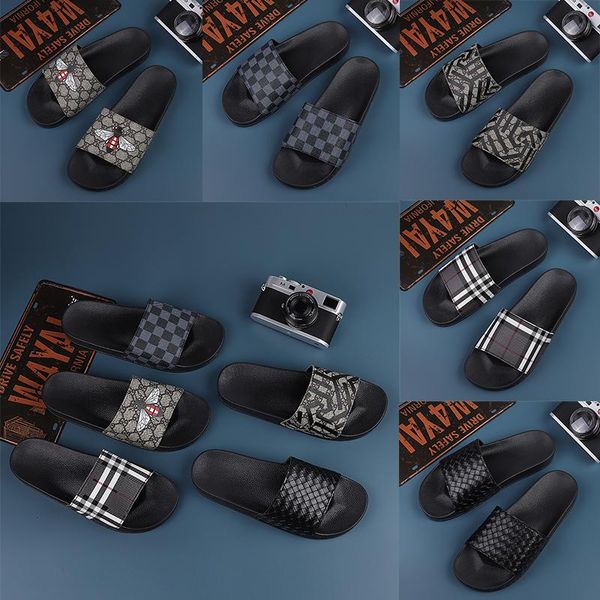 checkered pattern slippers designer mens non-slip and comfortable rubber slides sandals floral brocade outdoor beach casual flip flops flats, Black
checkered pattern slippers designer mens non-slip and comfortable rubber slides sandals floral brocade outdoor beach casual flip flops flats, Black