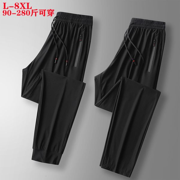 size large ice silk pants men's thin quick drying straight tube loose sports legged casual summer wear, Black
size large ice silk pants men's thin quick drying straight tube loose sports legged casual summer wear, Black