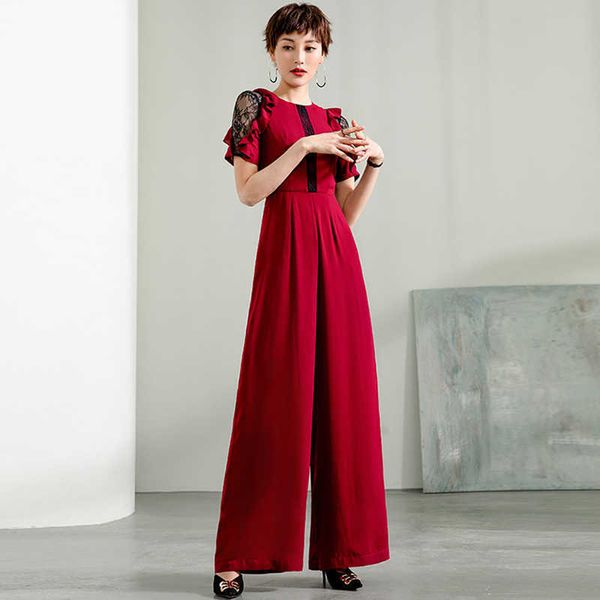 women summer party jumpsuits formal chiffon elegant wide leg women customize lace red rompers jumpsuit plus size 3xl 4xl 210625, Black;white
women summer party jumpsuits formal chiffon elegant wide leg women customize lace red rompers jumpsuit plus size 3xl 4xl 210625, Black;white