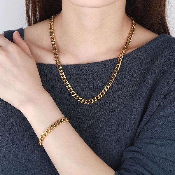chains qitian necklace cuban chain for women stainless steel curb bracelets girl wrist jewelry fashion gift love, Silver
chains qitian necklace cuban chain for women stainless steel curb bracelets girl wrist jewelry fashion gift love, Silver