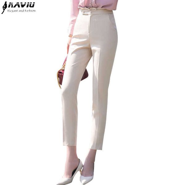 apricot professional trouser spring casual ankle-length office ladies fashion straight pants 210604, Black;white
apricot professional trouser spring casual ankle-length office ladies fashion straight pants 210604, Black;white