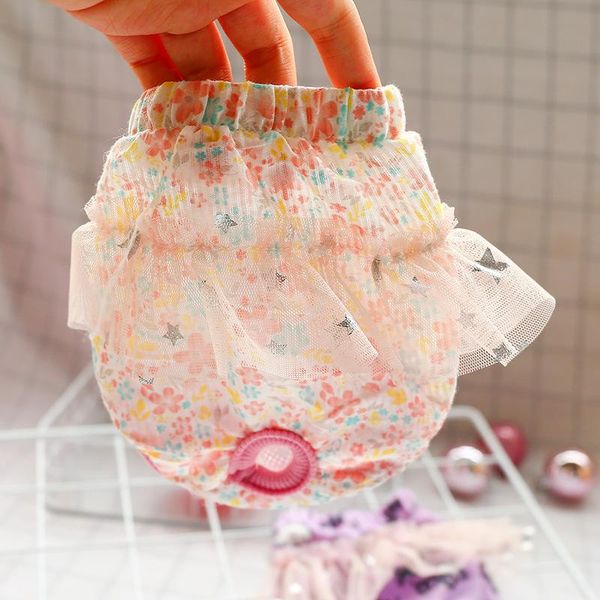 dog apparel factory direct sales pet floral decor lace design pink purple colors xs-l sizes anti-harassment safety female puppy pants
dog apparel factory direct sales pet floral decor lace design pink purple colors xs-l sizes anti-harassment safety female puppy pants