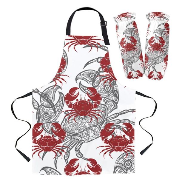 aprons animal red crab apron kitchen household cleaning barber baking accessories for woman
aprons animal red crab apron kitchen household cleaning barber baking accessories for woman