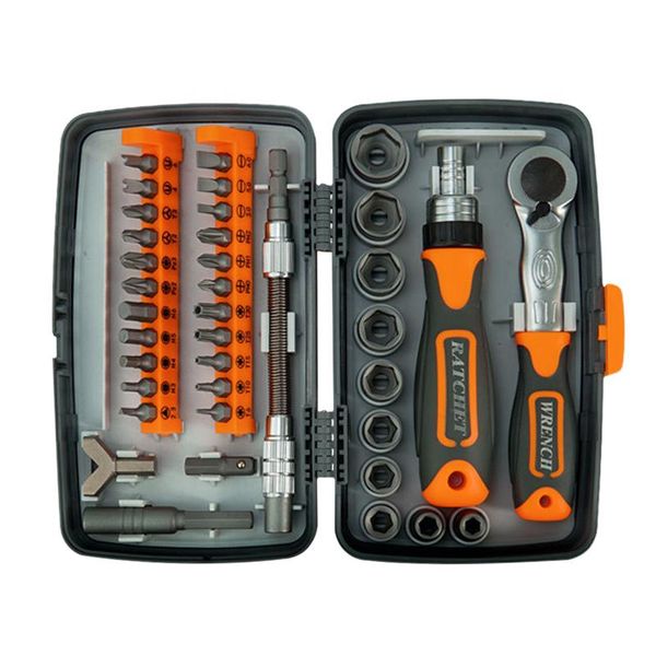 professional hand tool sets 38 in 1 ergonomic grip extension rod chrome vanadium steel with storage case portable household ratchet screwdri
professional hand tool sets 38 in 1 ergonomic grip extension rod chrome vanadium steel with storage case portable household ratchet screwdri