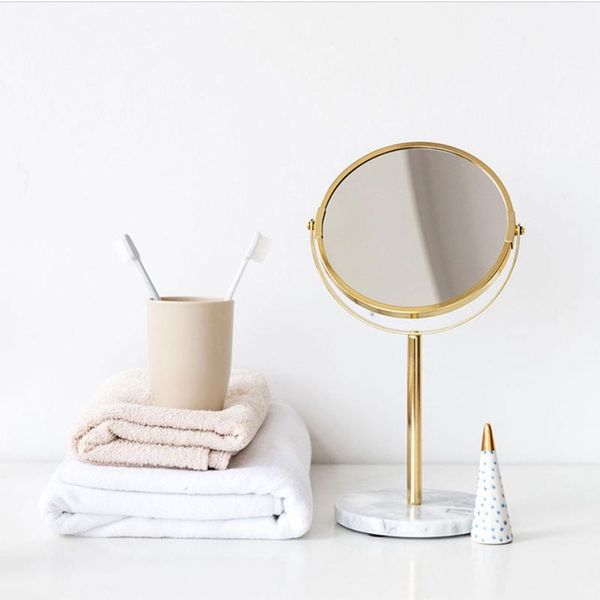mirrors black/white marble bathroom make-up mirror table double faced bath makeup accessories
mirrors black/white marble bathroom make-up mirror table double faced bath makeup accessories