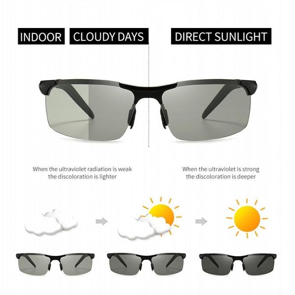 sunglasses style men's polarized aluminum magnesium sports day and night color changing sun glasses driver mirror uv400, White;black
sunglasses style men's polarized aluminum magnesium sports day and night color changing sun glasses driver mirror uv400, White;black
