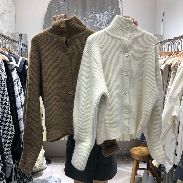 sweaters Womens 2021 casual spring neck high long sleeve soft knit sweater d944, White;black
sweaters Womens 2021 casual spring neck high long sleeve soft knit sweater d944, White;black