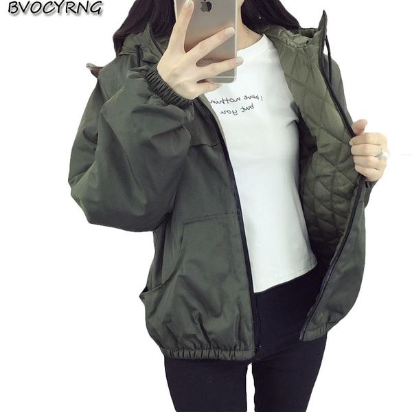women's jackets 2021 female jacket thicken women autumn winter coat big yards hooded coats leisure students outerwear k0072, Black;brown
women's jackets 2021 female jacket thicken women autumn winter coat big yards hooded coats leisure students outerwear k0072, Black;brown