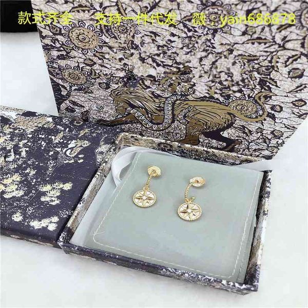 75%off outlet earrings five water pearl lucky eight pointed star compass earrings, Silver
75%off outlet earrings five water pearl lucky eight pointed star compass earrings, Silver