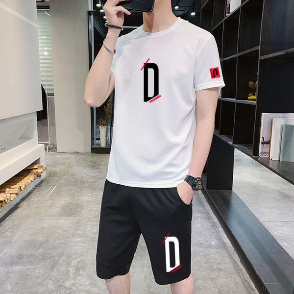 summer casual sportswear shorts 2020 new short sve t-shirt ant wrinkle men's trend two-piece set, Gray
summer casual sportswear shorts 2020 new short sve t-shirt ant wrinkle men's trend two-piece set, Gray