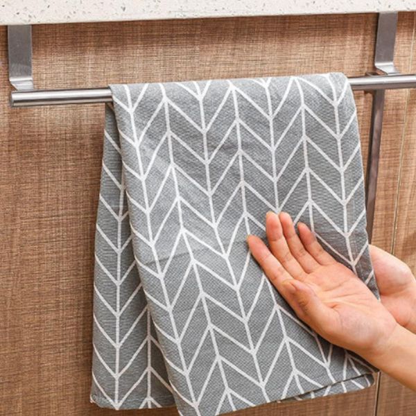 hooks & rails towel rack over door bar hanging holder stainless steel bathroom kitchen cabinet rag shelf hanger
hooks & rails towel rack over door bar hanging holder stainless steel bathroom kitchen cabinet rag shelf hanger