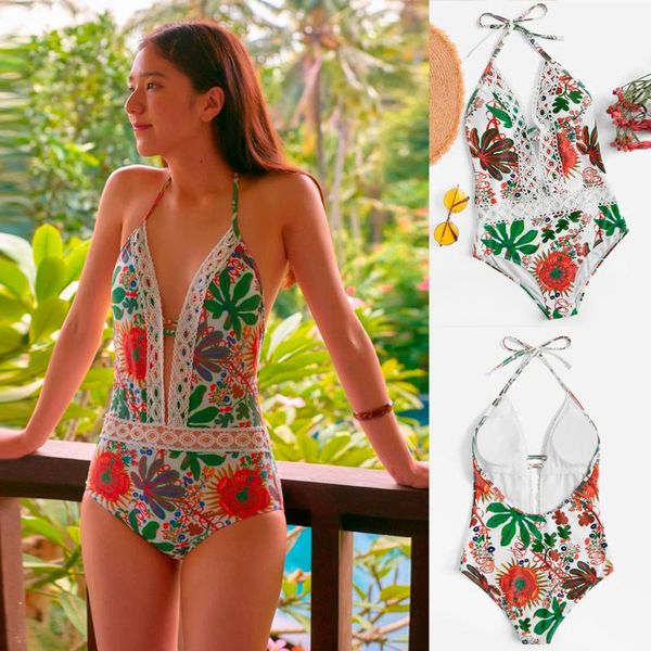 womens printing floral bandage one-piece swimsuit push-up pad swimwear bikini beachwear summer swim wear polyester suits
womens printing floral bandage one-piece swimsuit push-up pad swimwear bikini beachwear summer swim wear polyester suits