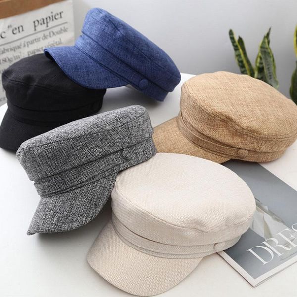 wide brim hats fashion women hat plate pet military cap lent herf linen effects color young student eight-cornered black ladies baret caps, Blue;gray
wide brim hats fashion women hat plate pet military cap lent herf linen effects color young student eight-cornered black ladies baret caps, Blue;gray