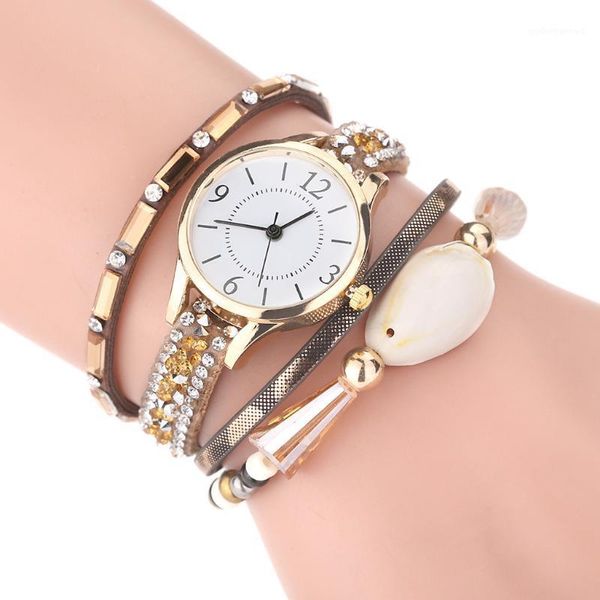 bracelet watch for women vintage crystal bead dial analog quartz wrist watchs designer watches luxury relojes wristwatches, Slivery;brown
bracelet watch for women vintage crystal bead dial analog quartz wrist watchs designer watches luxury relojes wristwatches, Slivery;brown