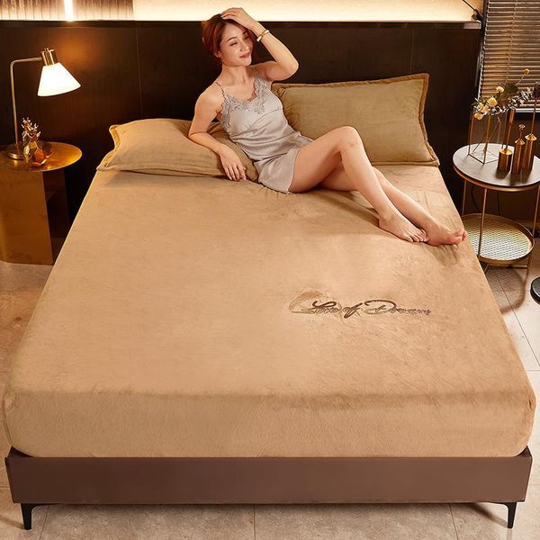 sheets & sets 1pc winter fitted sheet warm solid khaki fleece flannel mattress cover with elastic rubber band yellow grey bed linen
sheets & sets 1pc winter fitted sheet warm solid khaki fleece flannel mattress cover with elastic rubber band yellow grey bed linen