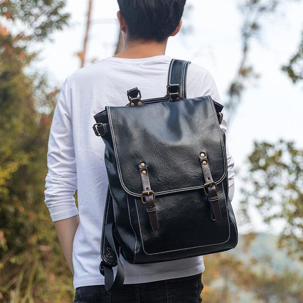 backpack men's fashion travel bags casual computer