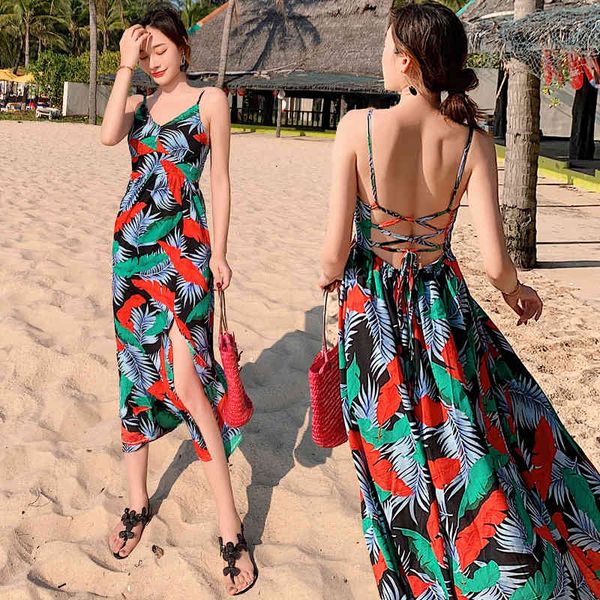 women chiffon dress summer female vintage spaghetti strap sleeveless holiday bohemian beach backless long sundress 210423, Black;gray
women chiffon dress summer female vintage spaghetti strap sleeveless holiday bohemian beach backless long sundress 210423, Black;gray