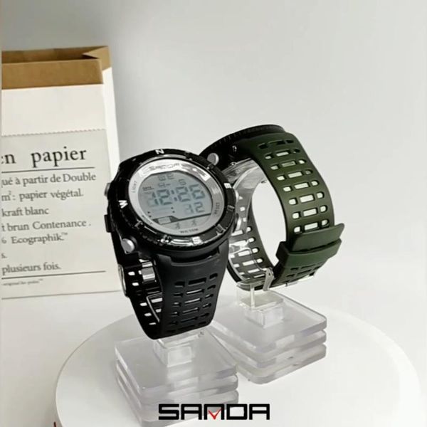 wristwatches sanda 386 brand men's electronic wrist watches military satch alarm led male clock resin waterproof sports men digital, Slivery;brown
wristwatches sanda 386 brand men's electronic wrist watches military satch alarm led male clock resin waterproof sports men digital, Slivery;brown