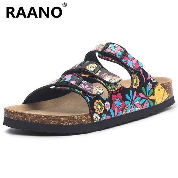 sell fashion men women triple buckle cork slippers summer beach platform slides leather print flats casual sandals, Black
sell fashion men women triple buckle cork slippers summer beach platform slides leather print flats casual sandals, Black