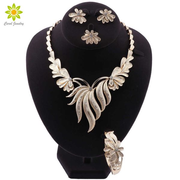 nigerian wedding bridal jewelry luxury dubai gold color jewelry sets for women flowers necklace african beads jewelry set h1022, Silver
nigerian wedding bridal jewelry luxury dubai gold color jewelry sets for women flowers necklace african beads jewelry set h1022, Silver