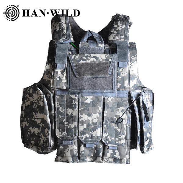 hunting jackets han wild vests cs tactical vest military 500d nylon cloth swat molle forces combat training, Camo;black
hunting jackets han wild vests cs tactical vest military 500d nylon cloth swat molle forces combat training, Camo;black