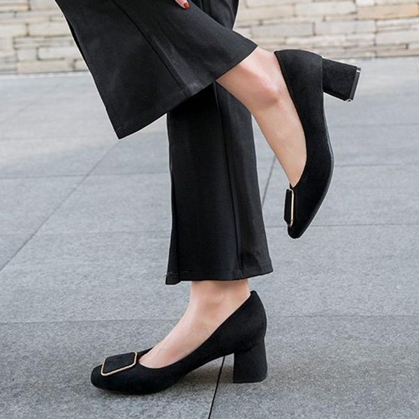 dress shoes low heels boat ladies wedding oversized 33-42 women's flocking pointed toe shallow, Black
dress shoes low heels boat ladies wedding oversized 33-42 women's flocking pointed toe shallow, Black