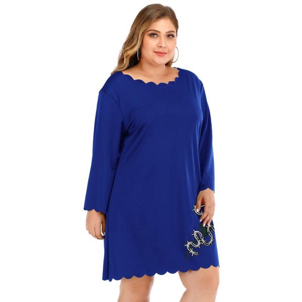 casual dresses rose embroidery large size women's embroidered stickers wavy a line dress loose long sleeve for women, Black;gray
casual dresses rose embroidery large size women's embroidered stickers wavy a line dress loose long sleeve for women, Black;gray