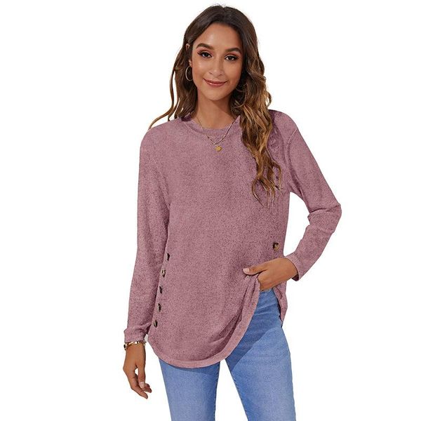 women's hoodies & sweatshirts solid color pullovers 2021 autumn women's fashion long sleeve o-neck button female casual loose sweat, Black
women's hoodies & sweatshirts solid color pullovers 2021 autumn women's fashion long sleeve o-neck button female casual loose sweat, Black