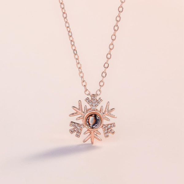 pendant necklaces shake the same selling 100 languages i love you necklace valentine's day jewelry snowflake zircon wholesale, Silver
pendant necklaces shake the same selling 100 languages i love you necklace valentine's day jewelry snowflake zircon wholesale, Silver