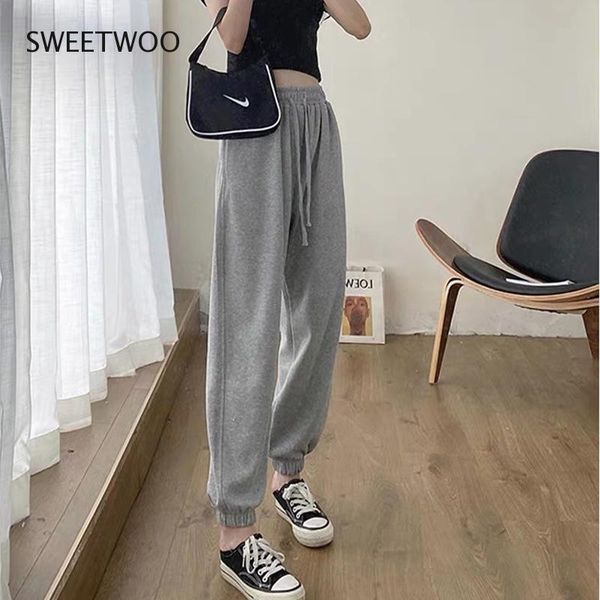 summer women's sports pants plus size drawstring trousers leisure all-match gray black jogging yoga running, Black;blue
summer women's sports pants plus size drawstring trousers leisure all-match gray black jogging yoga running, Black;blue
