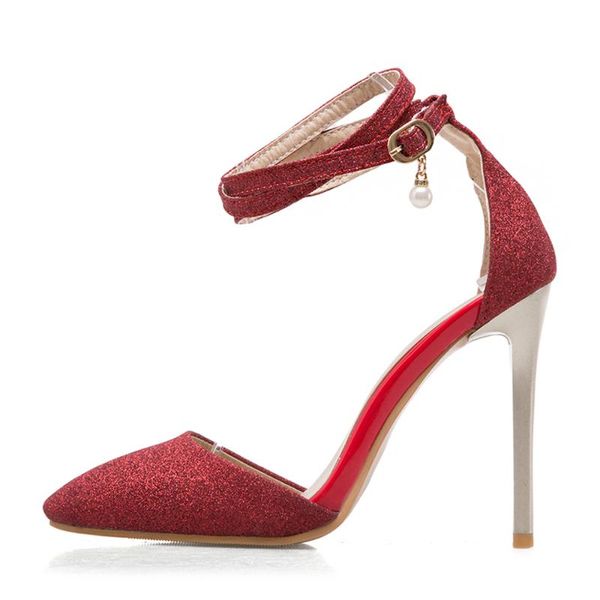 dress shoes 2021 women heels summer sandals pointed toe party fashion sliver stilettos woman ankle strap bridal shoe 50, Black
dress shoes 2021 women heels summer sandals pointed toe party fashion sliver stilettos woman ankle strap bridal shoe 50, Black