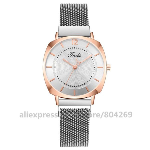 wristwatches brand fashion women square magnetic belt wristwatch charming quartz magnet strap dress watch, Slivery;brown
wristwatches brand fashion women square magnetic belt wristwatch charming quartz magnet strap dress watch, Slivery;brown
