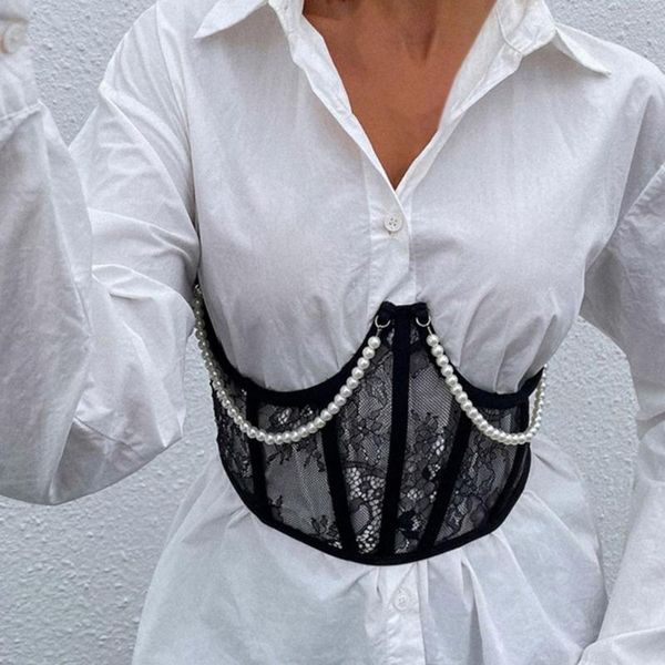 bustiers & corsets stylish waist cincher corset overbust wide belt lace hollow out women, Black;white
bustiers & corsets stylish waist cincher corset overbust wide belt lace hollow out women, Black;white