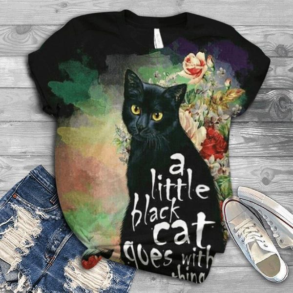 45#vintage woman tshirts summer ladies casual short-sleeved harajuku animal cat print funny t-shirt o-neck clothing camisetas women's, White
45#vintage woman tshirts summer ladies casual short-sleeved harajuku animal cat print funny t-shirt o-neck clothing camisetas women's, White